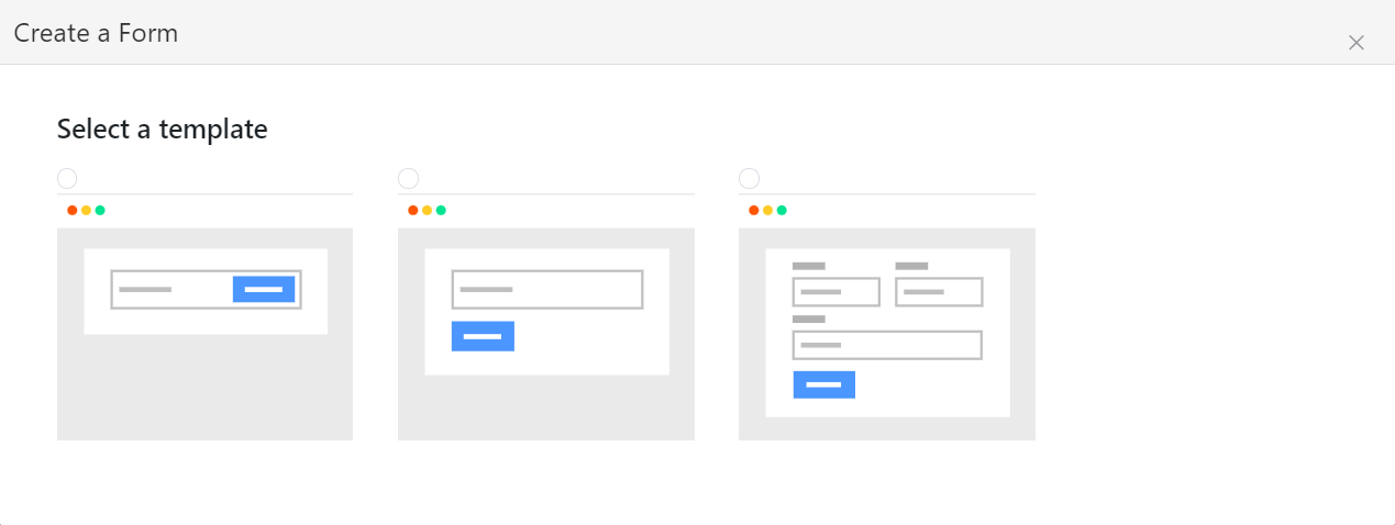 FluentCRM Form templates