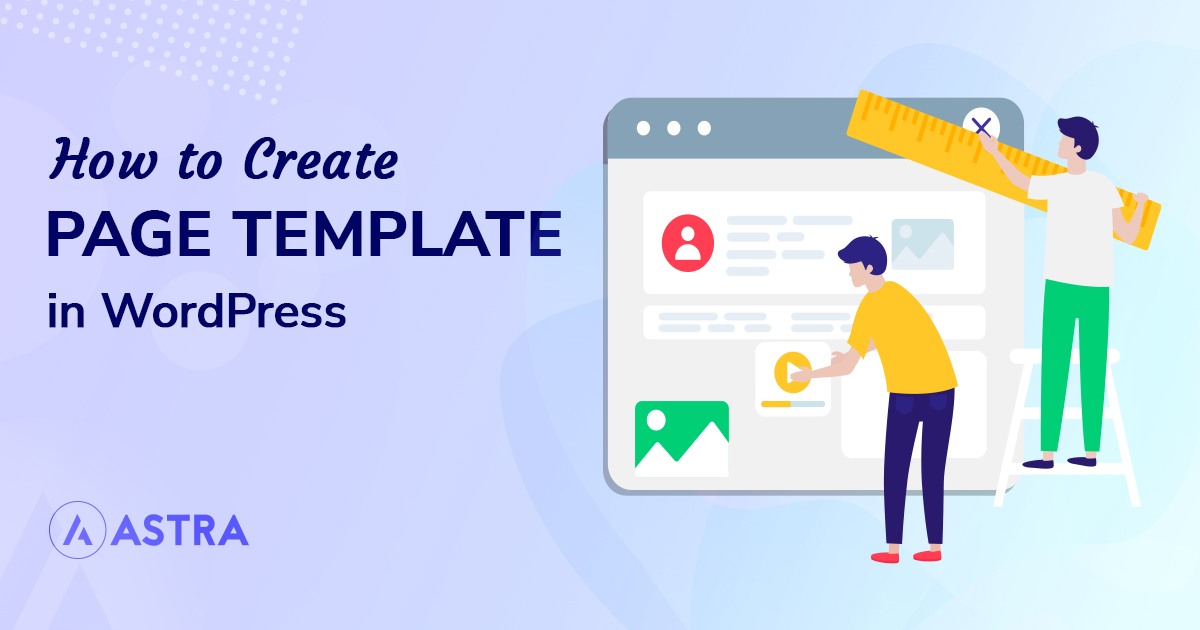 How to create page template in WordPress