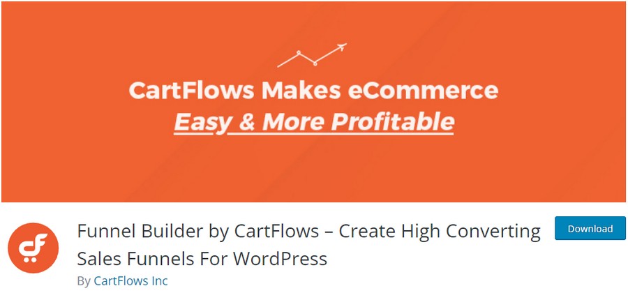 CartFlows funnel builder for WordPress