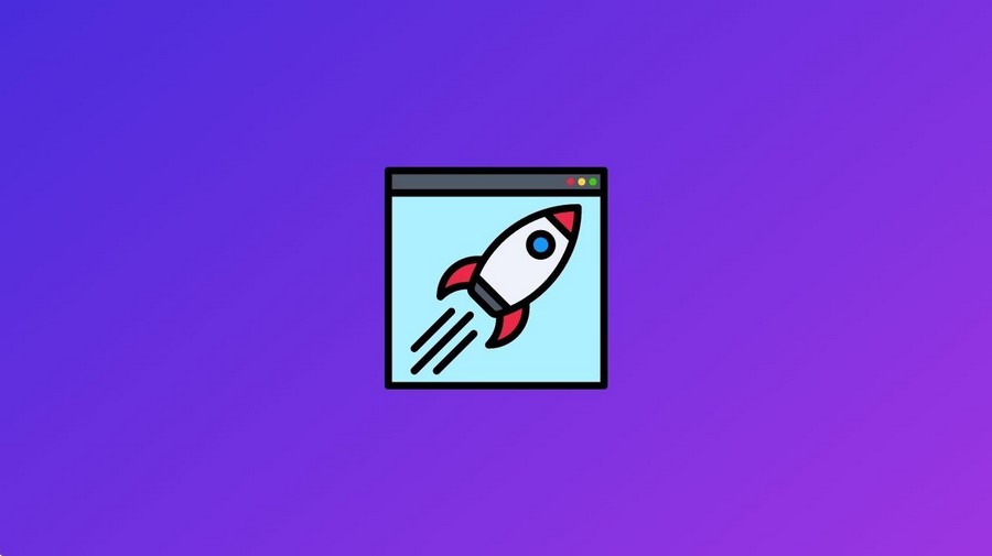 Rocket logo stock image