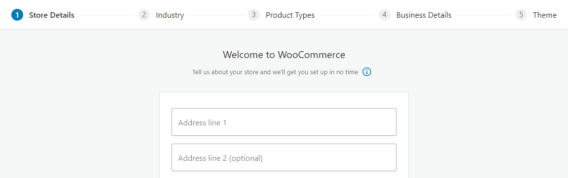 WooCommerce 设置向导