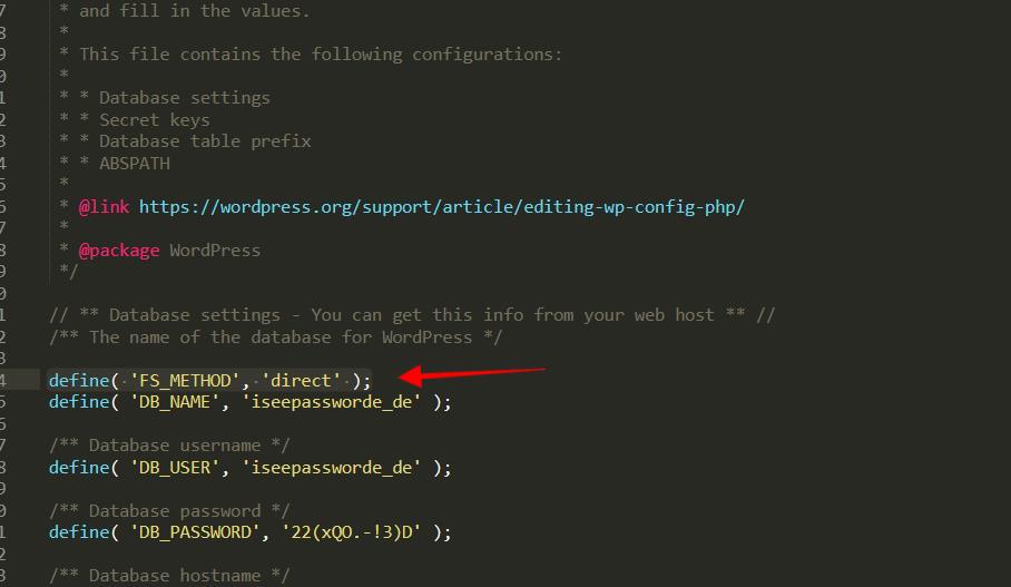 Add Custom Code to wp-config.php