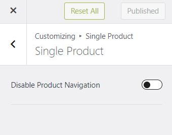 Astra disable single product navigation