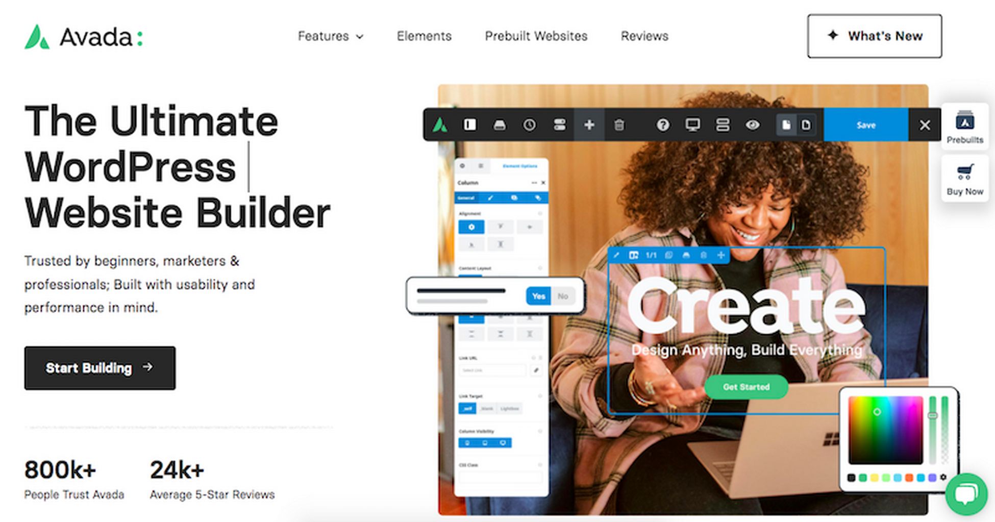 Avada WordPress theme and builder