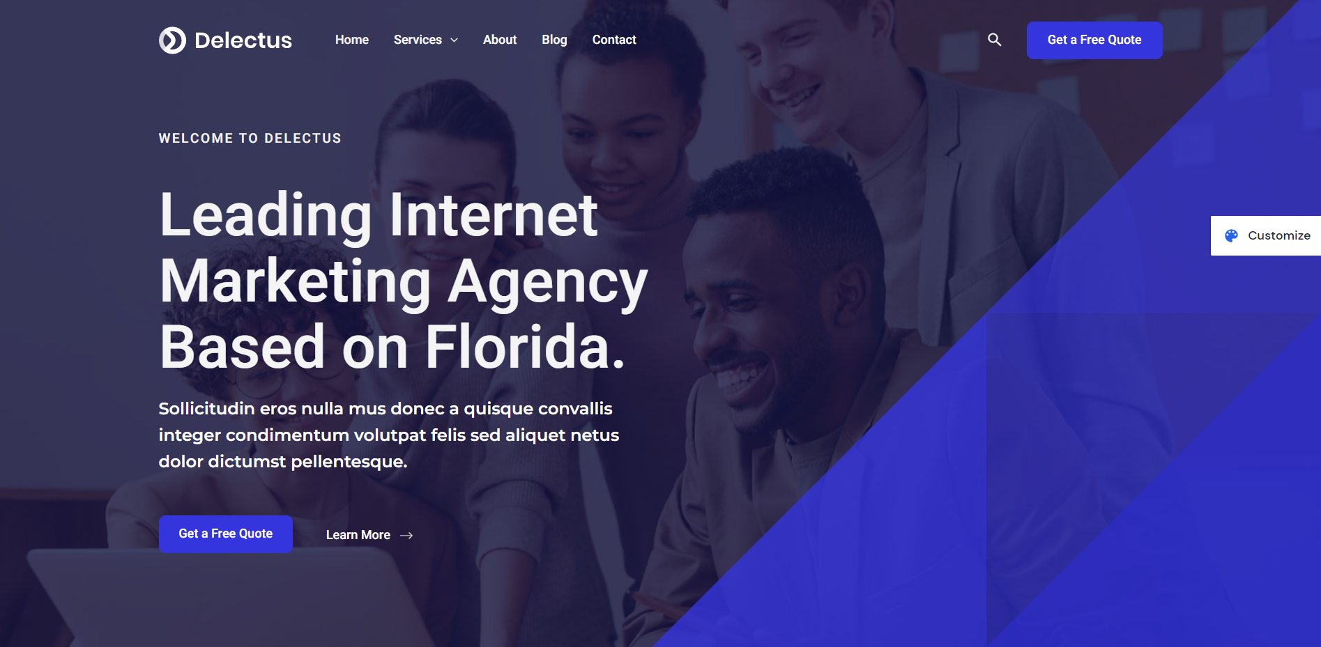 Astra digital marketing agency site demo