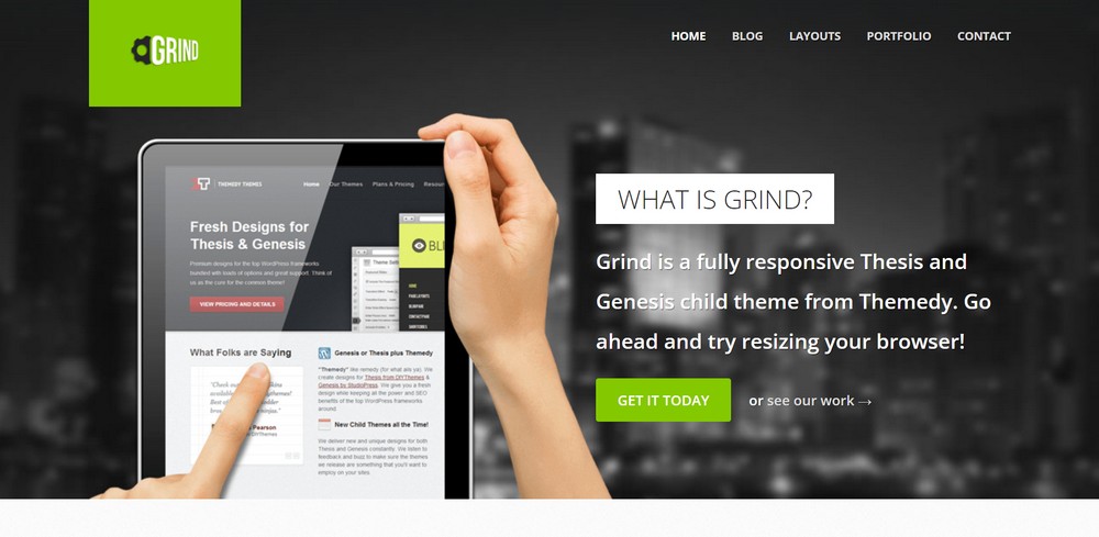 Grind creative agency template