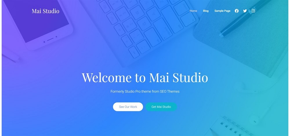Mai Studio agency website template