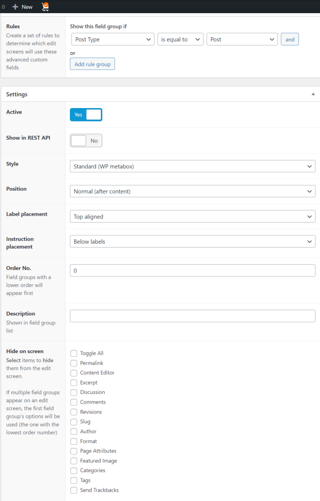 Using Advanced Custom Fields with Astra