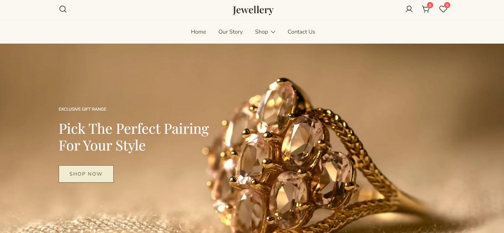 botiga wordpress themes for jewelry designers