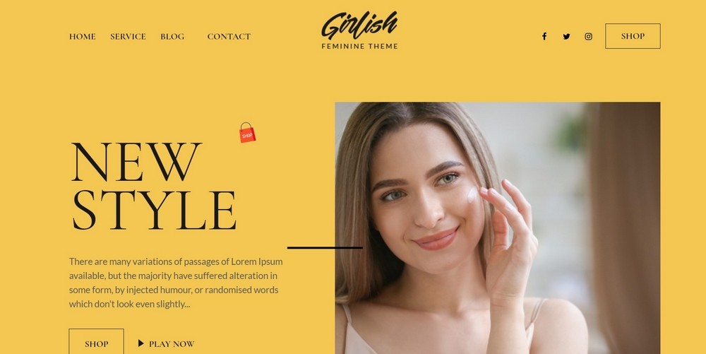 girlish pro is best wordpress themes for selling jewelry