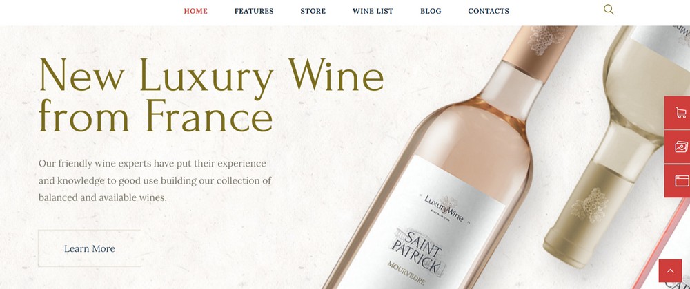 new wine from france homepage
