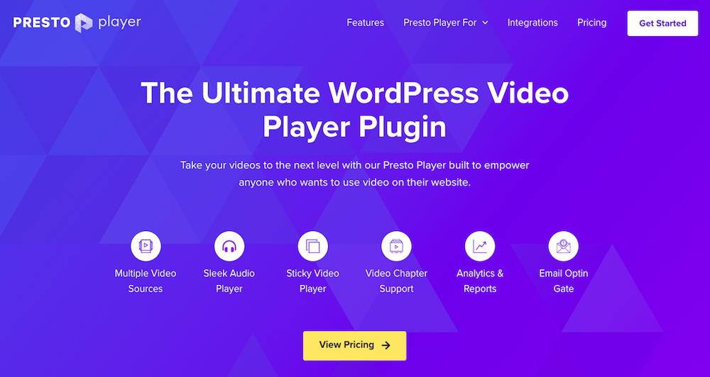 Presto Player, Video Player WordPress plugin