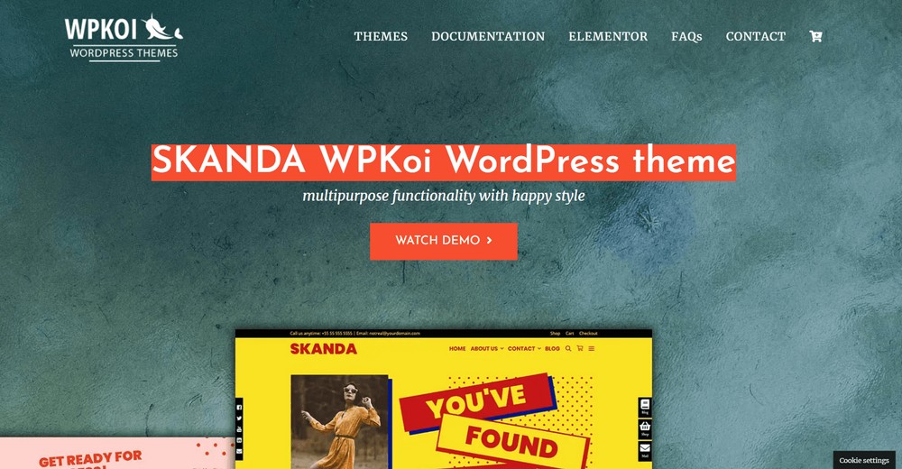 Scanda WordPress theme