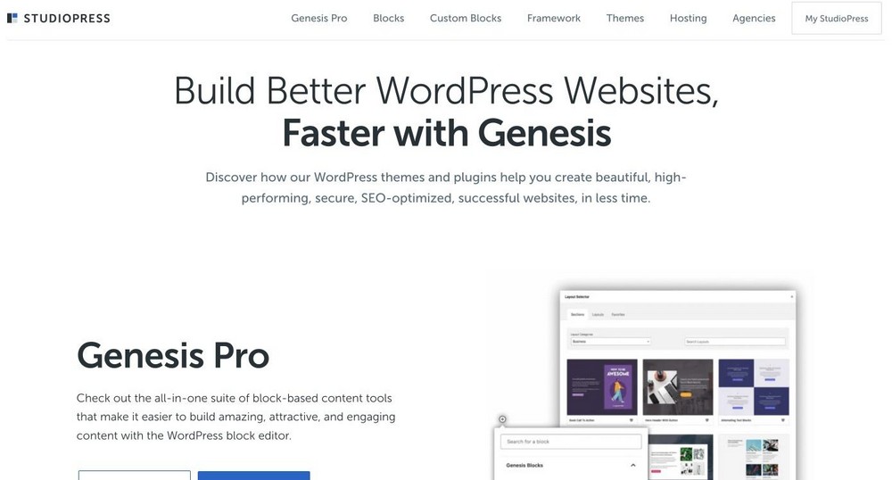 Studiopress WordPress theme