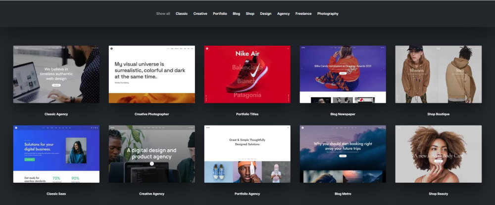 Unoconde WordPress multipurpose theme tempalte page