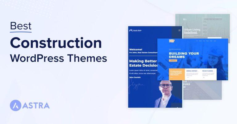 Construction Company WordPress Themes