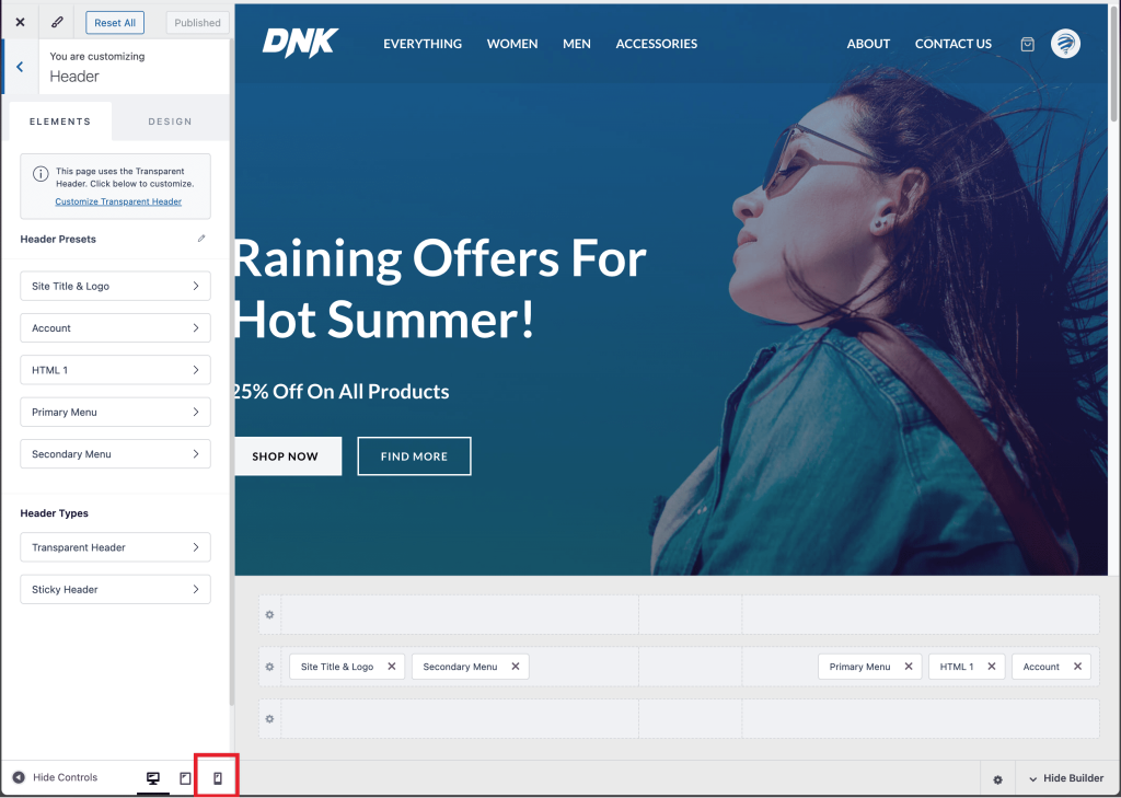 How to Create a Mobile Menu Mobile View