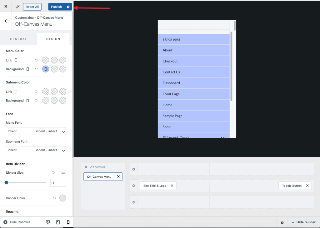 How to Create a Mobile Menu Publish