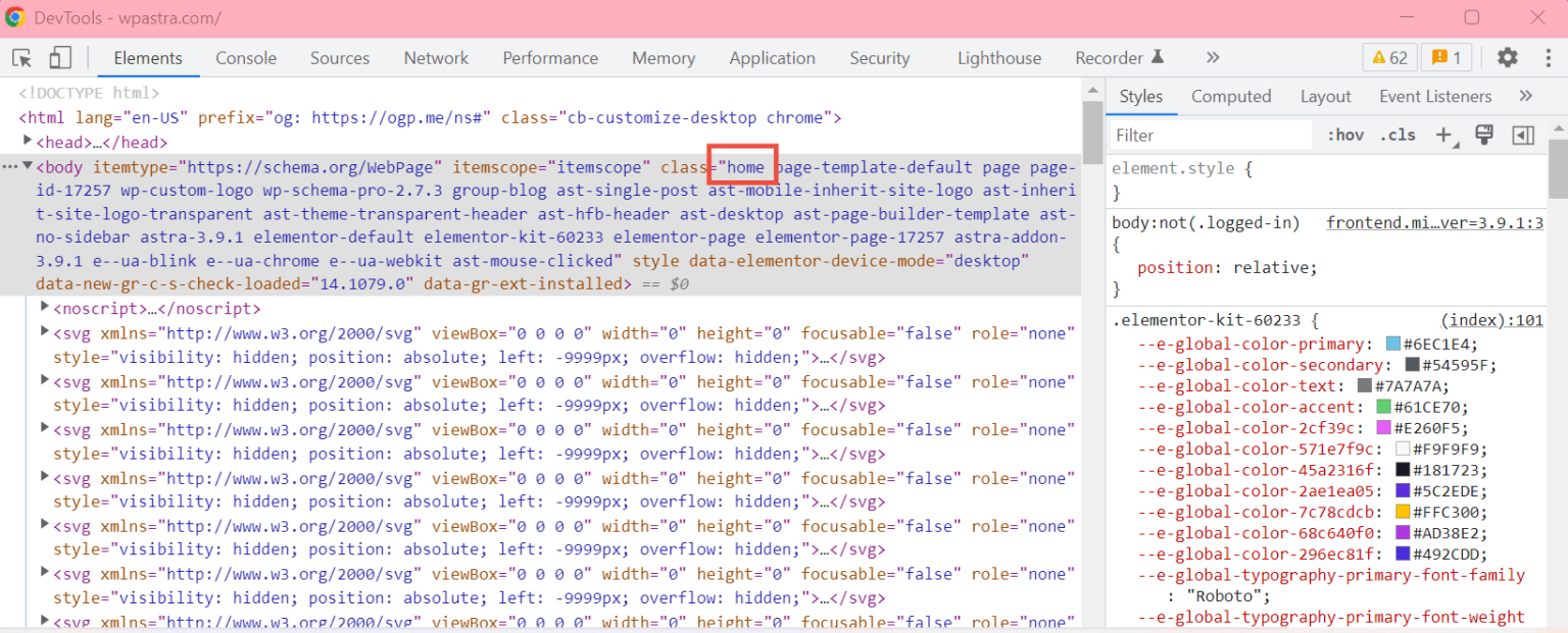 How To add Custom CSS for Specific Pages