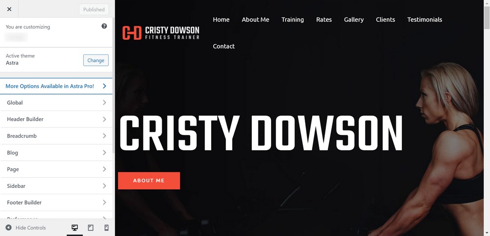 Customizing WordPress website from default option