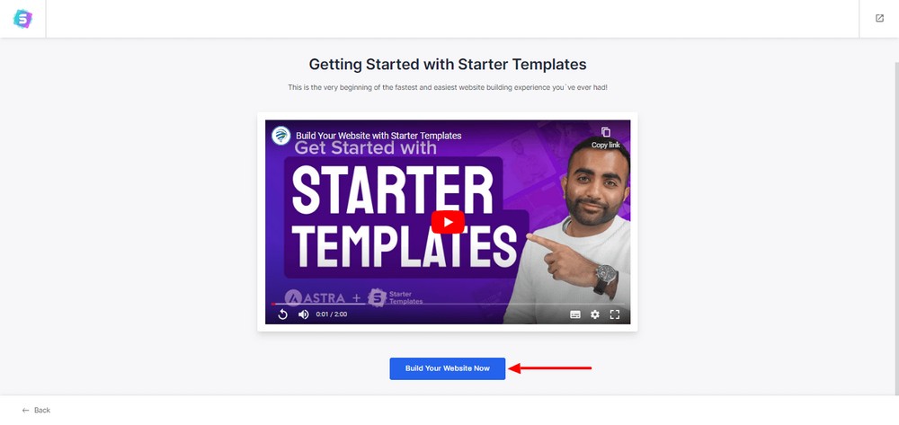 Getting started with Starter Templates