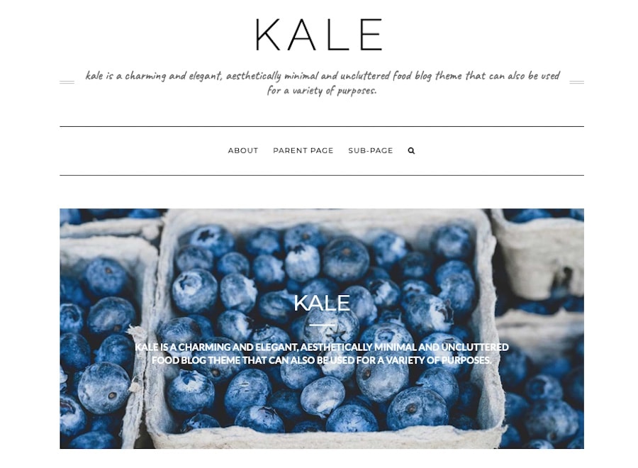 Kale WordPress Theme