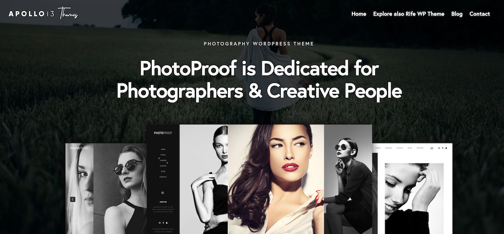 PhotoProof WordPress Theme