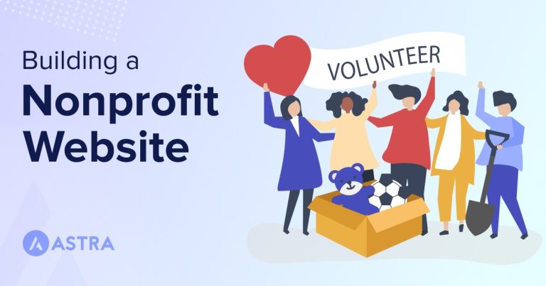 Building a nonprofit website