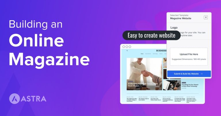 Building an online magazine website