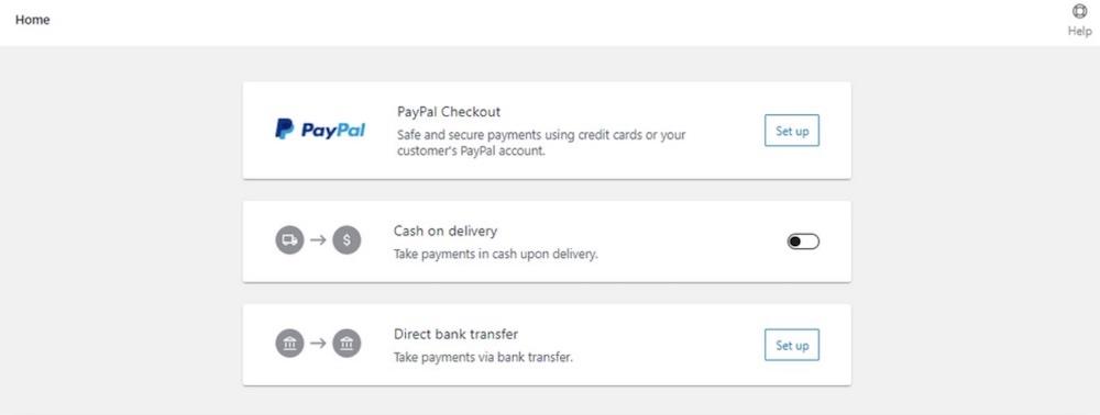 Setting up WooCommerce payments