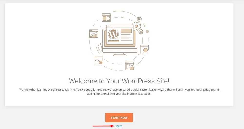 wordPress starter siteground