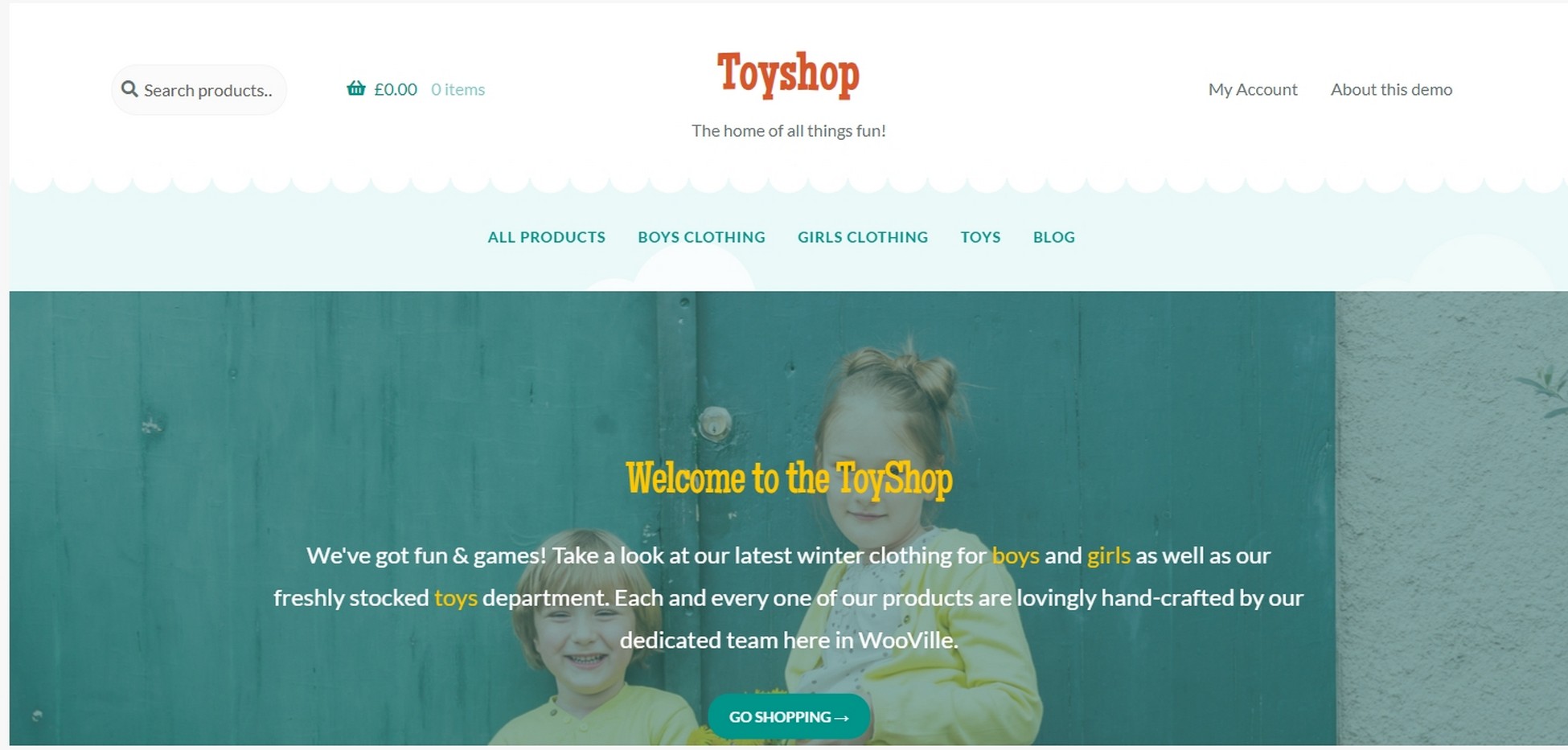 19. ToyShop – Light hearted WooCommerce template