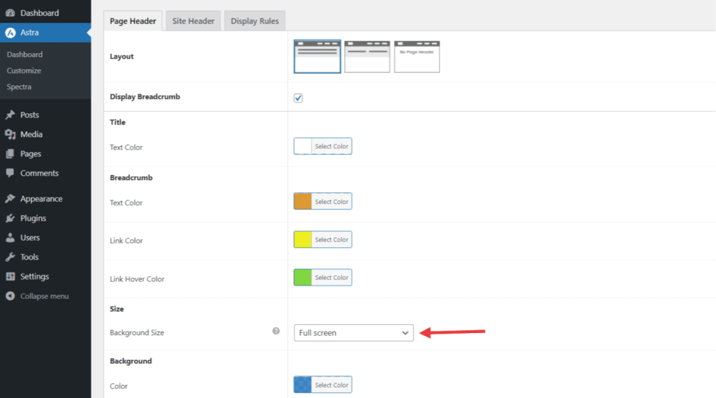 Page Headers Overview