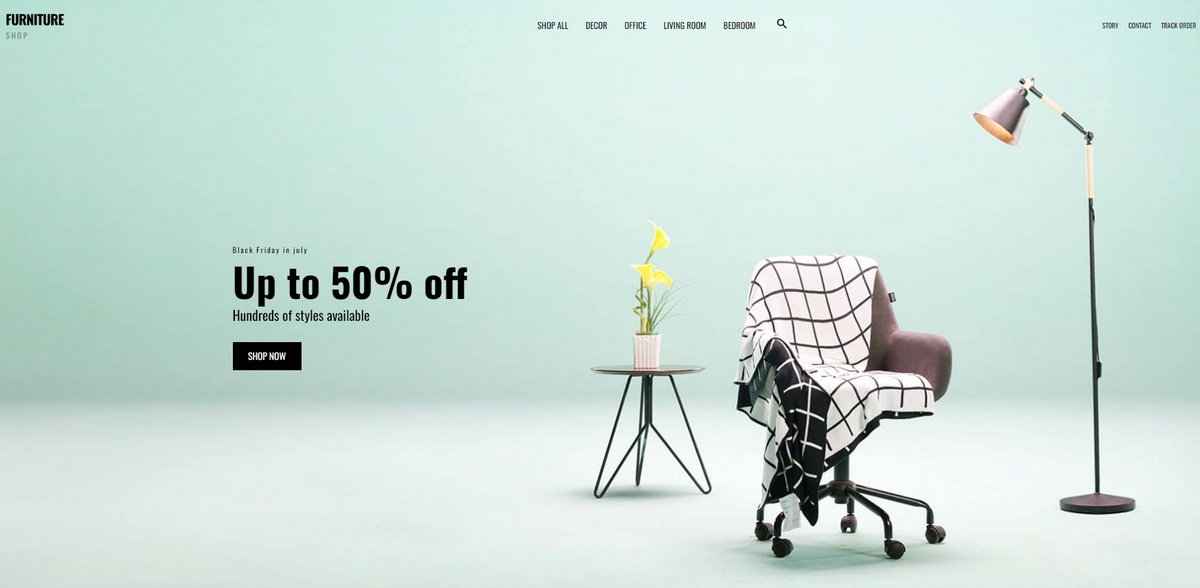 Furniture Website Template