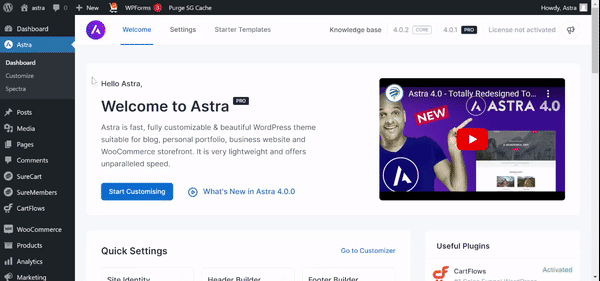 Colors & Background Module in Astra