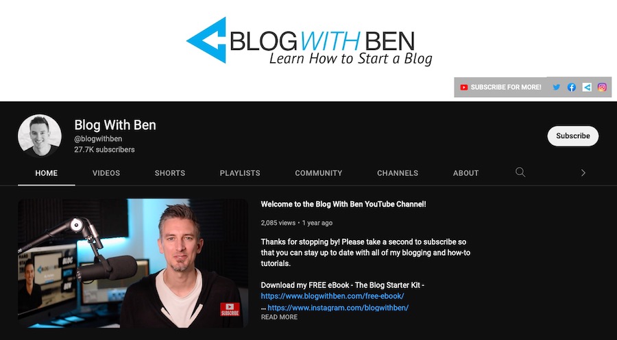 Blog with Ben