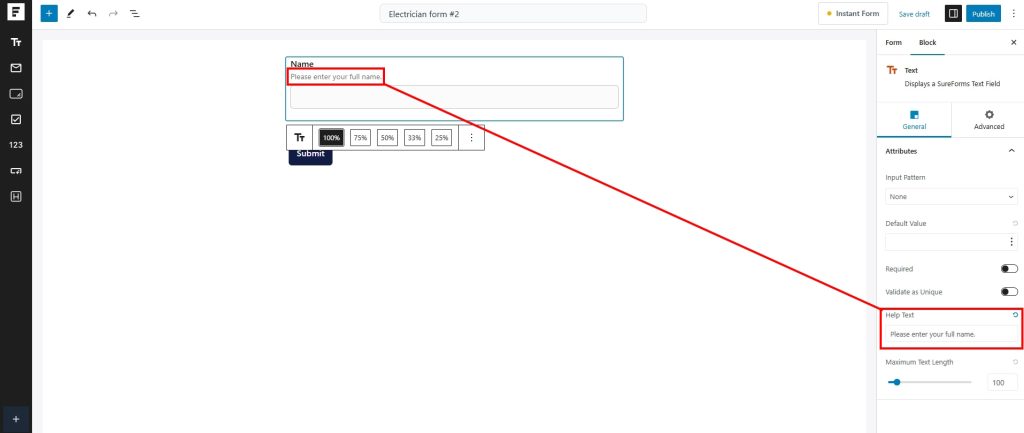 Add titles on Text Field
