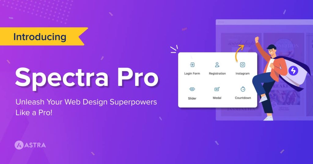 📣 Introducing Spectra Pro: Unleash your web design superpowers like a Pro! Spectra Pro