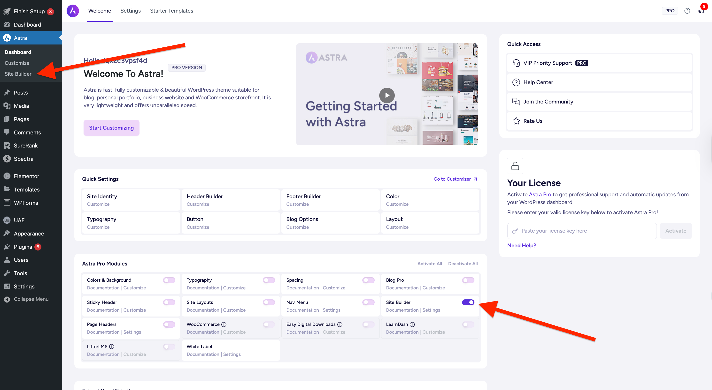 Single Post Template Using Site Builder