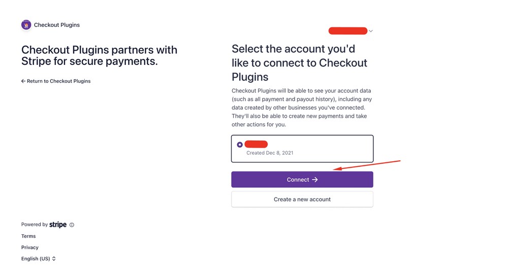 connect your Stripe account with CartFlows