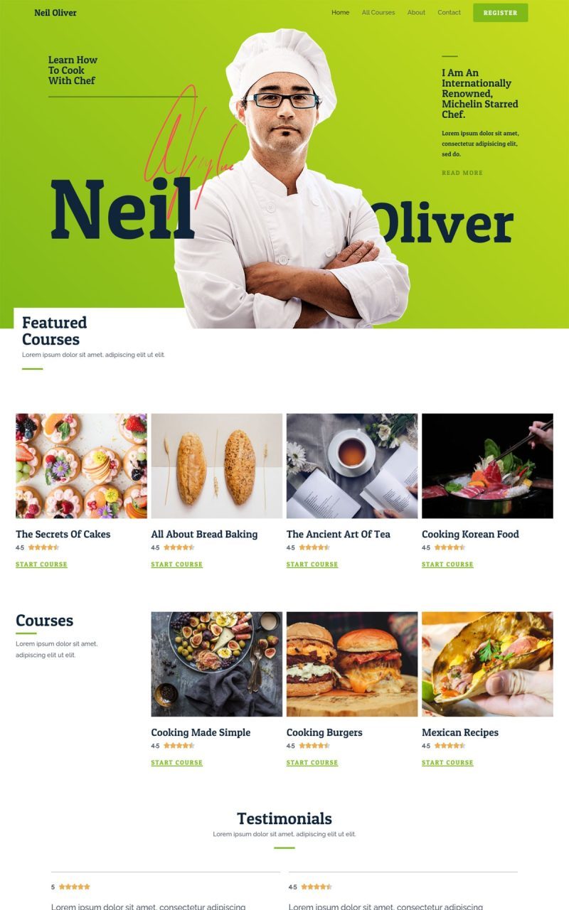 Online Cooking Courses