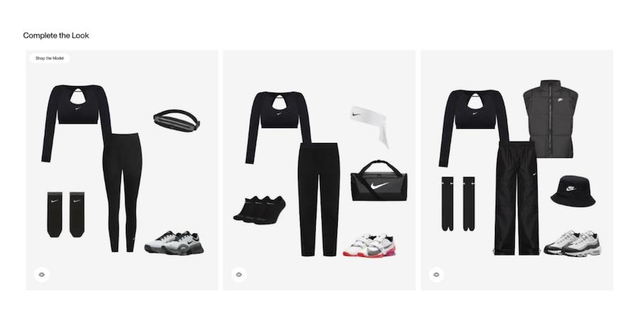 nike Complete the Look" strategy