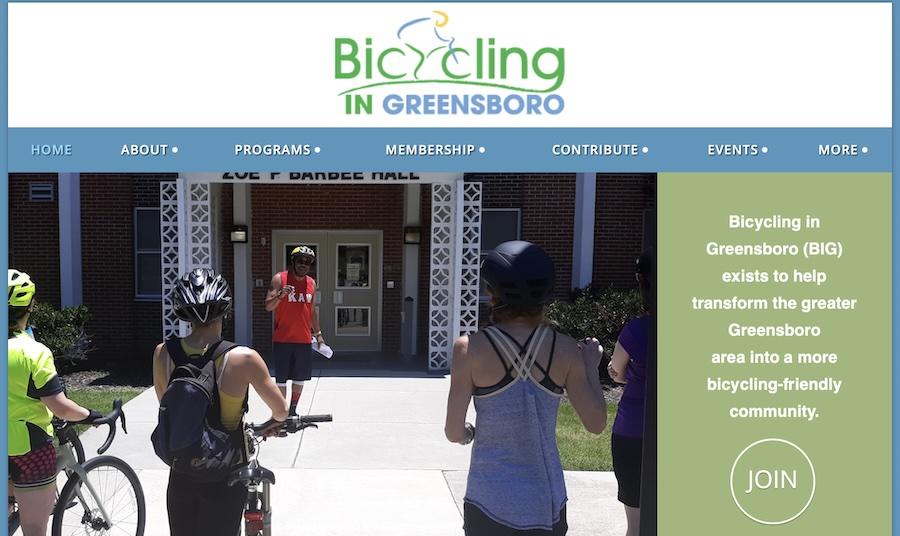Bicycling in Greensboro