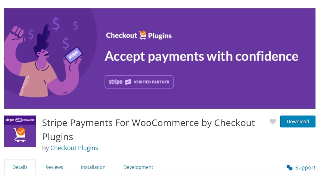 checkout plugin - stripe for woocommerce