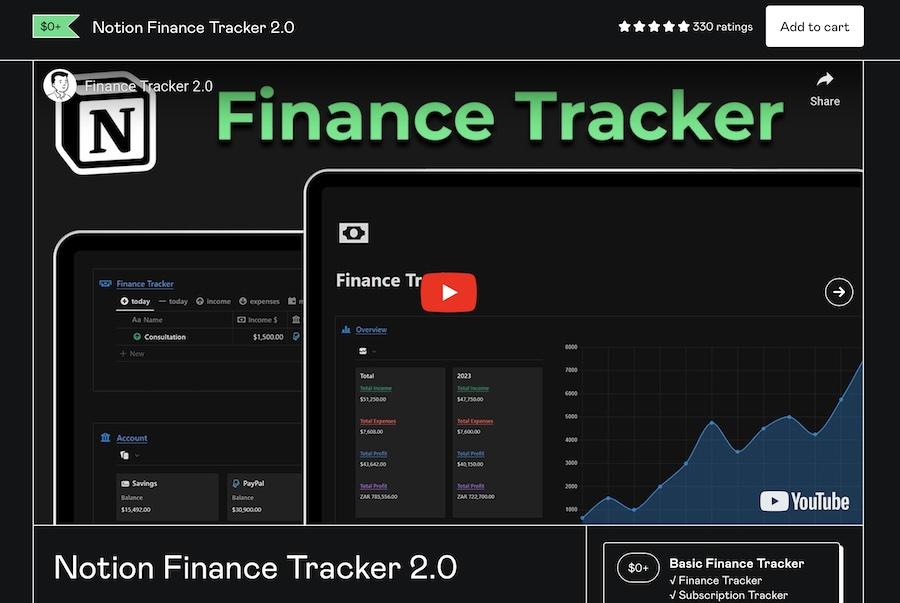 finance tracker