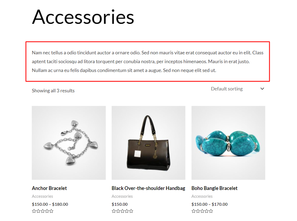How to Relocate WooCommerce Category Description