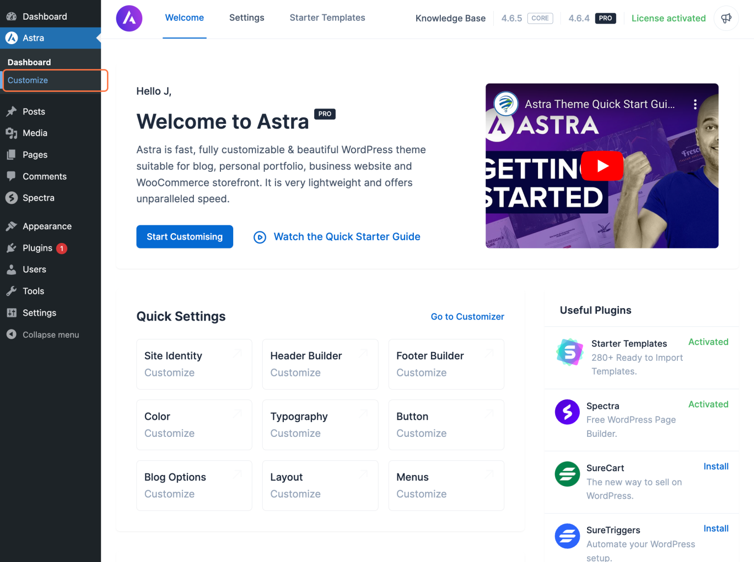 How to Set Animation to the Sub Menu in Astra?