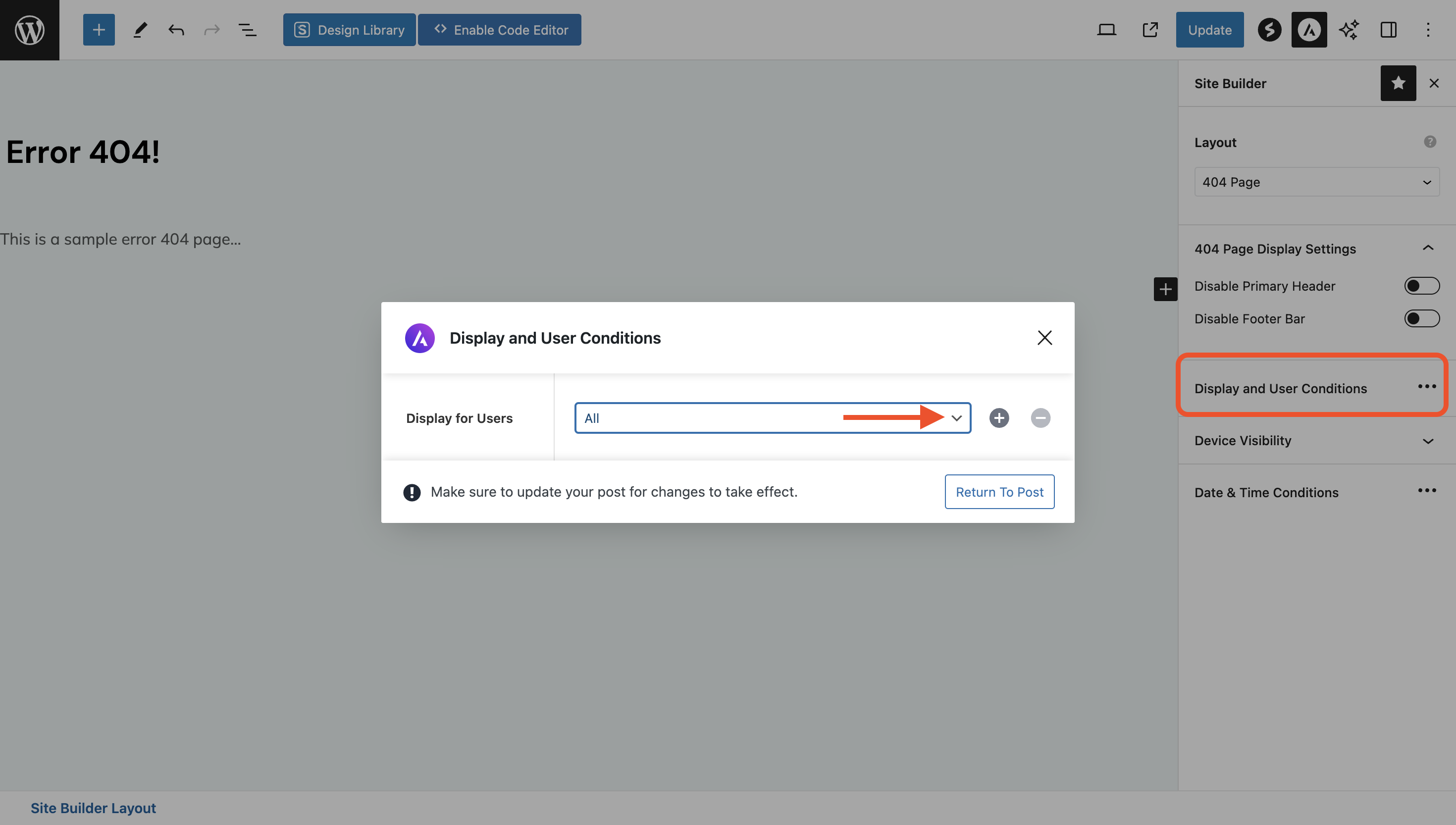 How to Enable a Custom 404 Page with Astra?