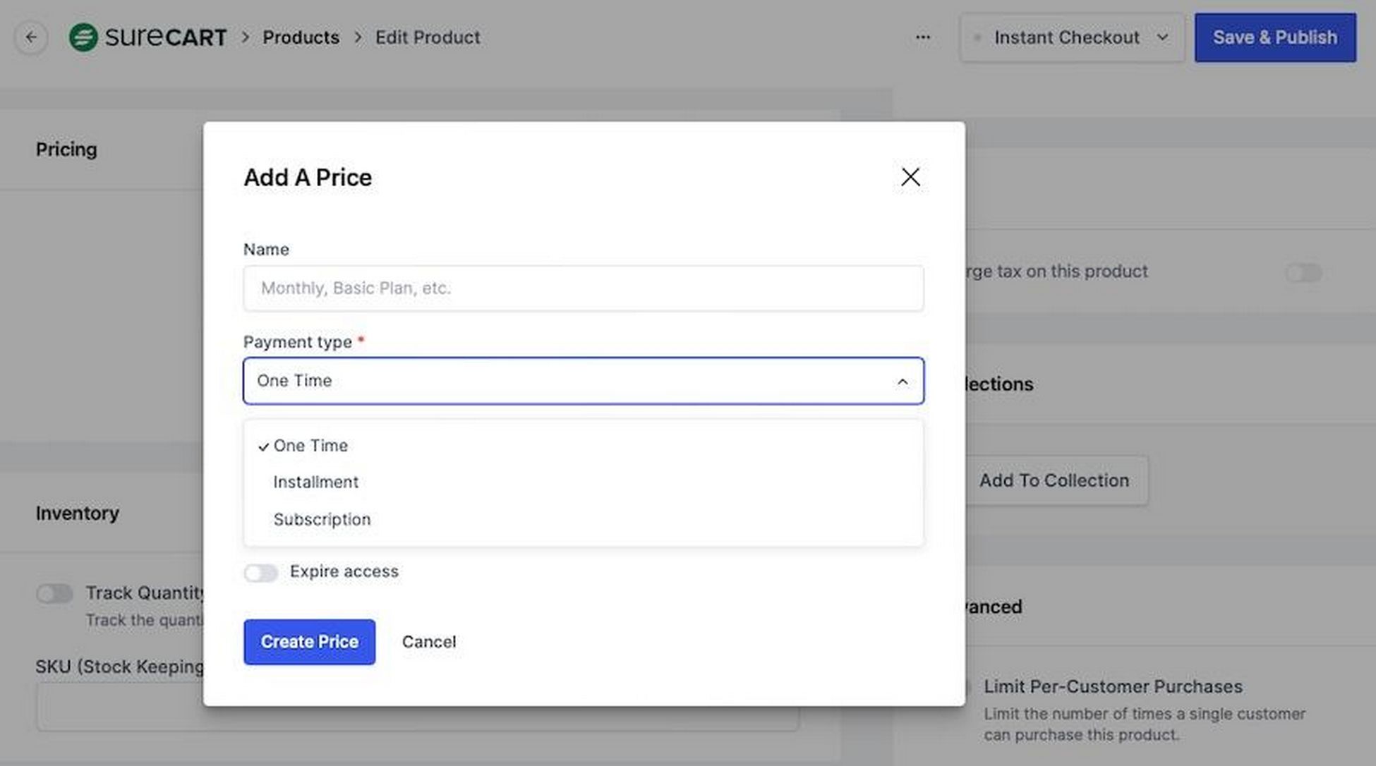 product pricing structures