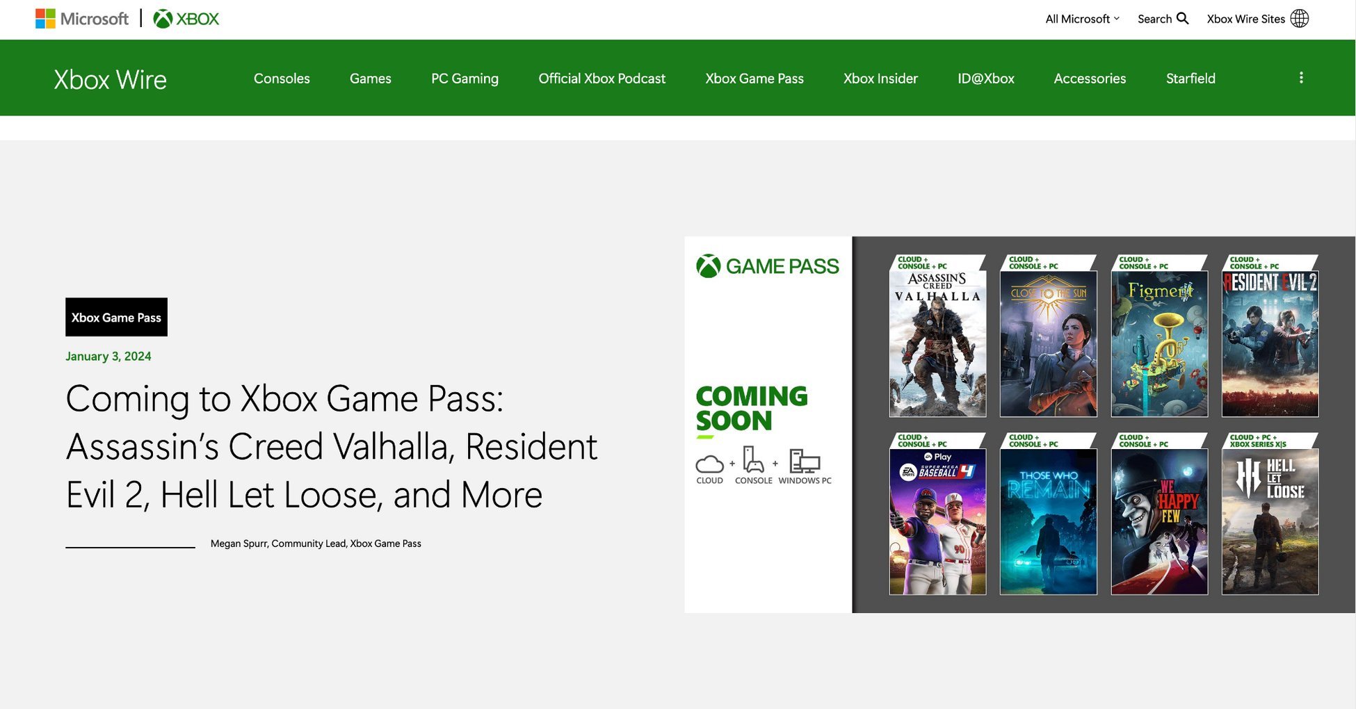 xbox coming soon page
